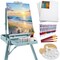 Best Choice Products; Best Choice Products French Easel, 32pc Beginners Kit Portable Wooden Adjustable Tripod w/ Paint Supplies; Category:Portable & Outdoor Easels; Image:2